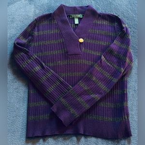 Sleek and classy v-neck sweater